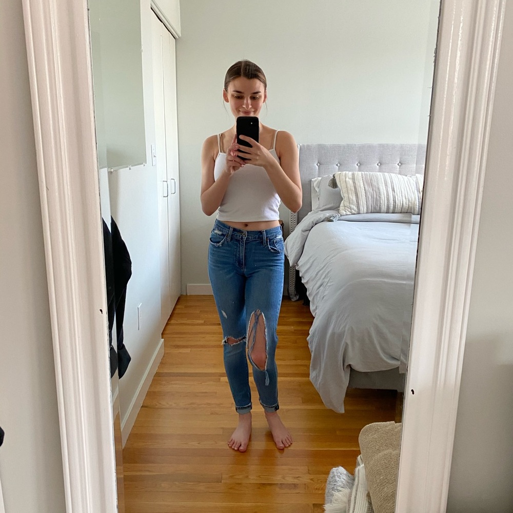 Lucky Knee Rip Jeans